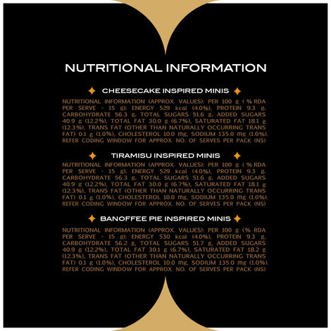 Fabelle Choco Deck Dessert Collection Minis Chocolate Pack