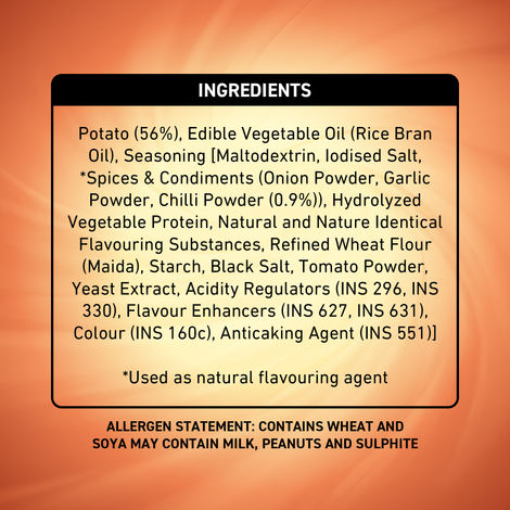 Too Yumm! Kashmiri Chilli Spicy Potato Chips| No Palm Oil Snacks