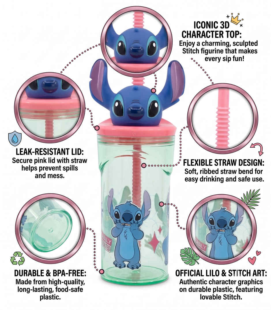 Striders 3D Figurine Tumbler Stitch Flowers As