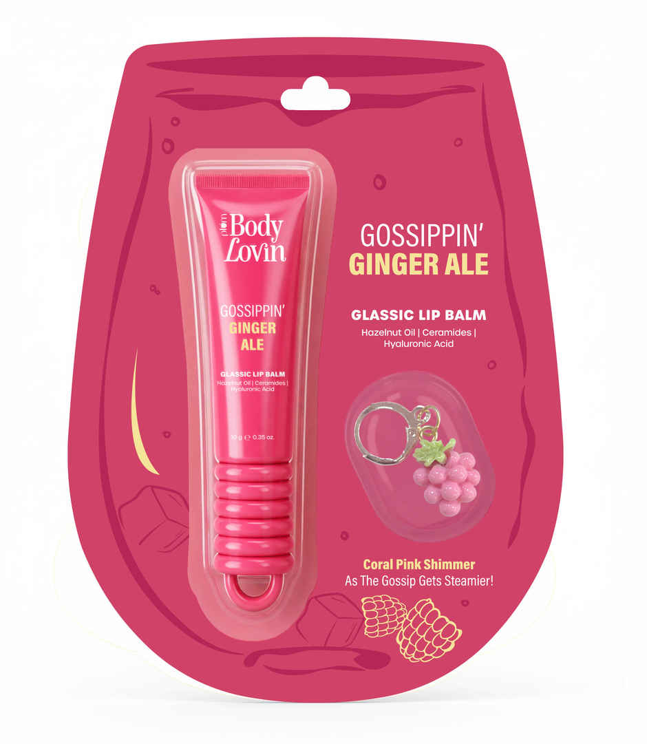Plum BodyLovin Gossippin Ginger Ale Glassic Lip Balm