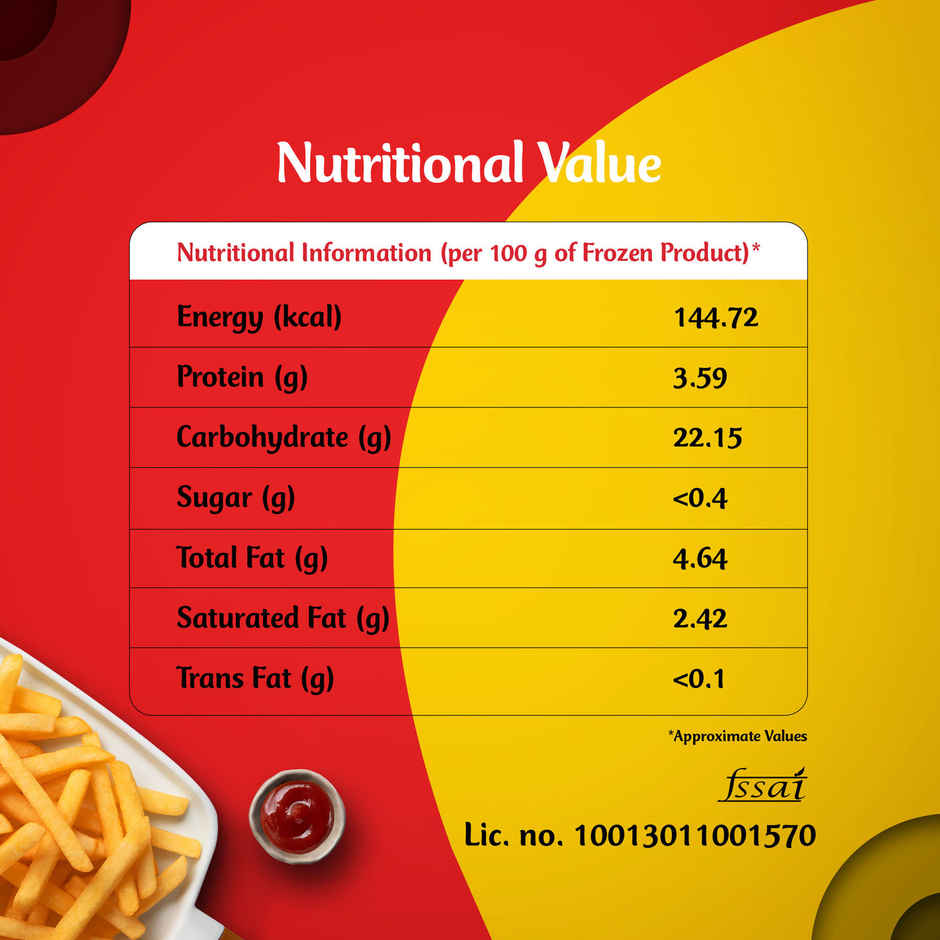 McCain French Fries | Crispy & Ready to Cook