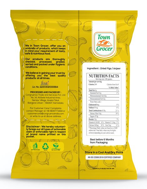 Town Grocer Dried Figs / Anjeer