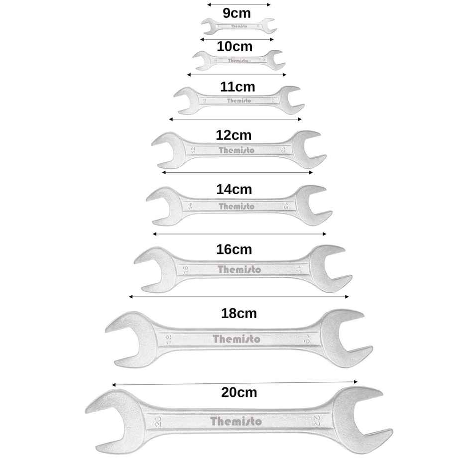 Themisto Double Open Ended Spanner Set | Pack of 8 | TH-T16