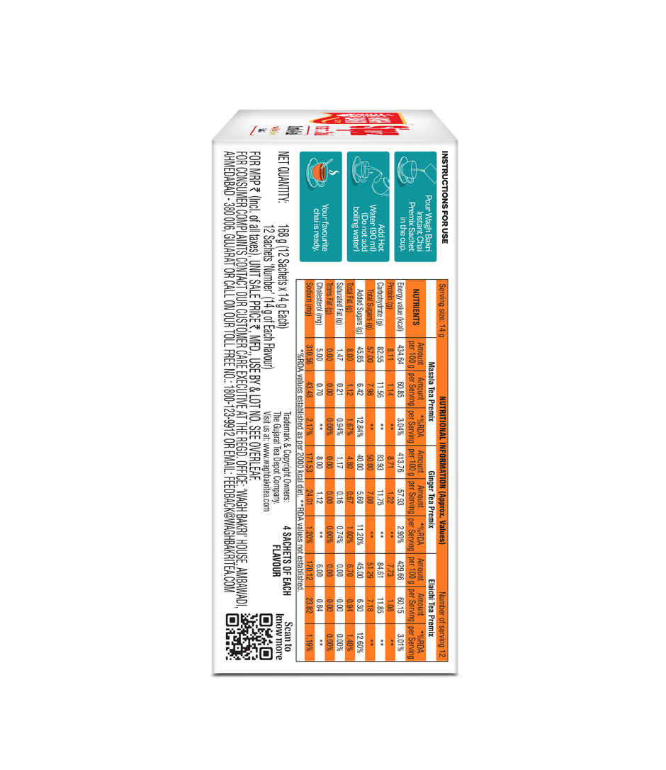 Wagh Bakri Assorted Tea Premix