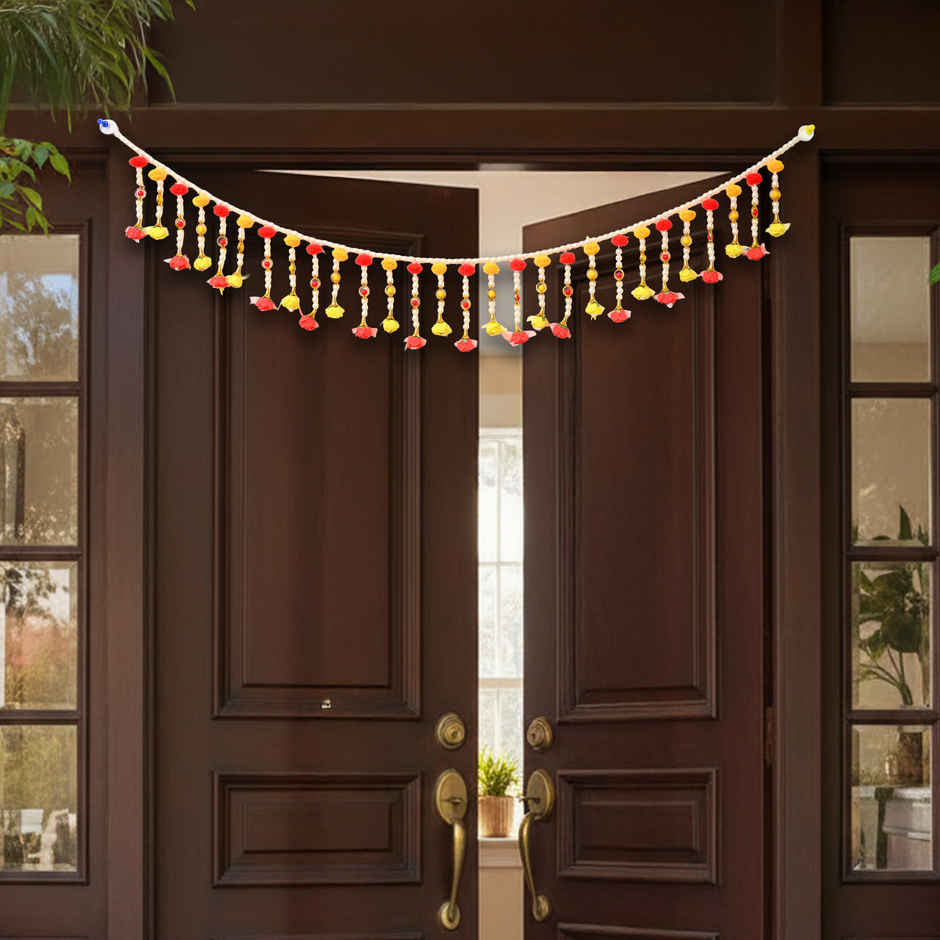 Artificial Garland & Toran | Yellow & Pink | Se7en