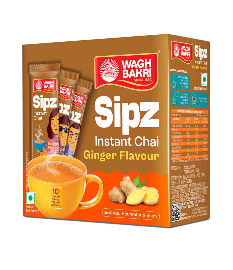 Wagh Bakri Ginger Tea Premix Combo