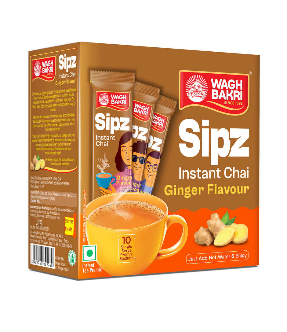 Wagh Bakri Ginger Tea Premix Combo