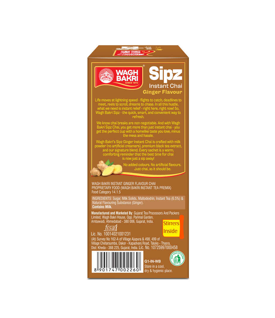 Wagh Bakri Ginger Tea Premix
