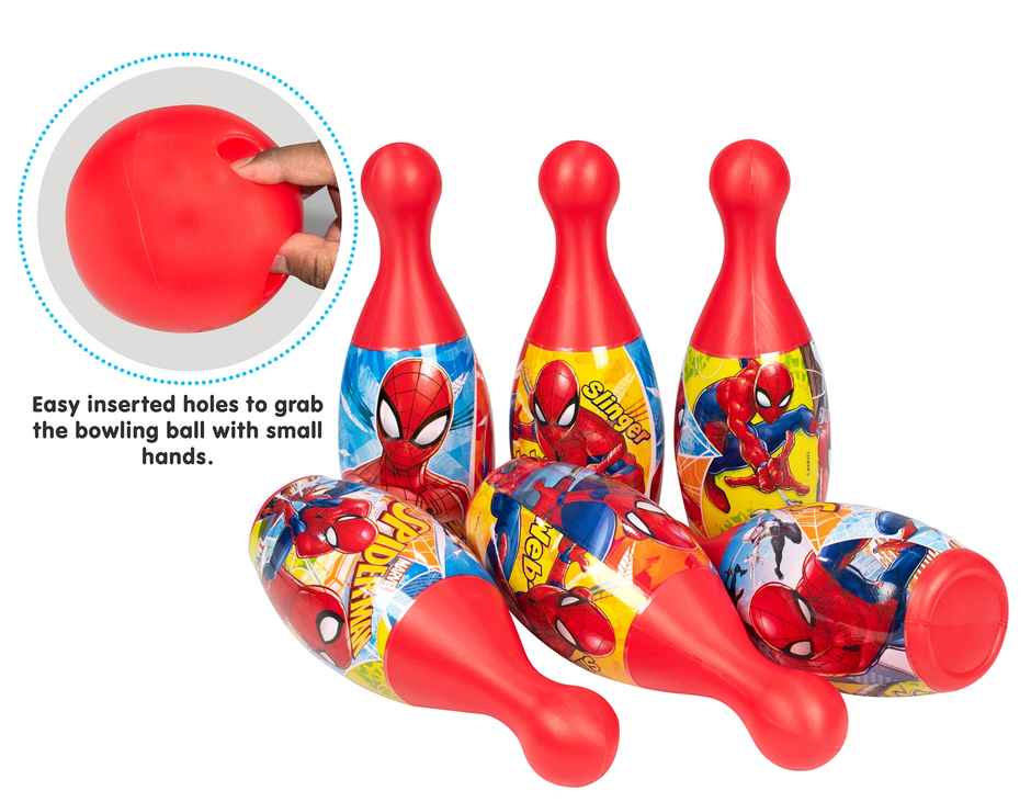 ITOYS Spiderman Bowling Set, Multicolour, 3Y+