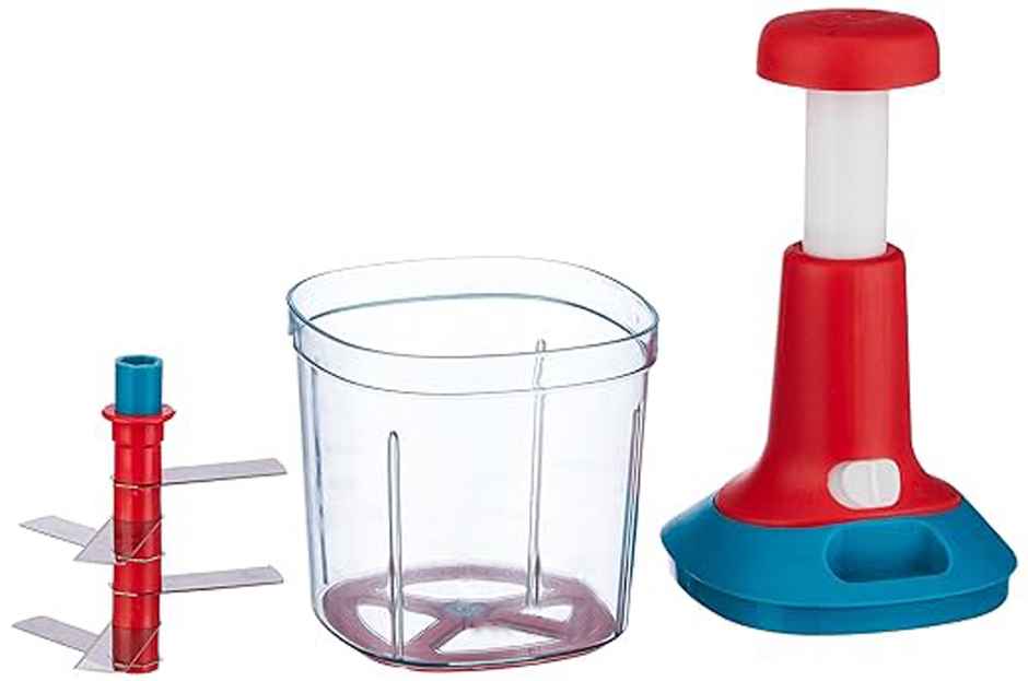 Youbee Multipurpose Manual Hand-Press Vegetable Chopper