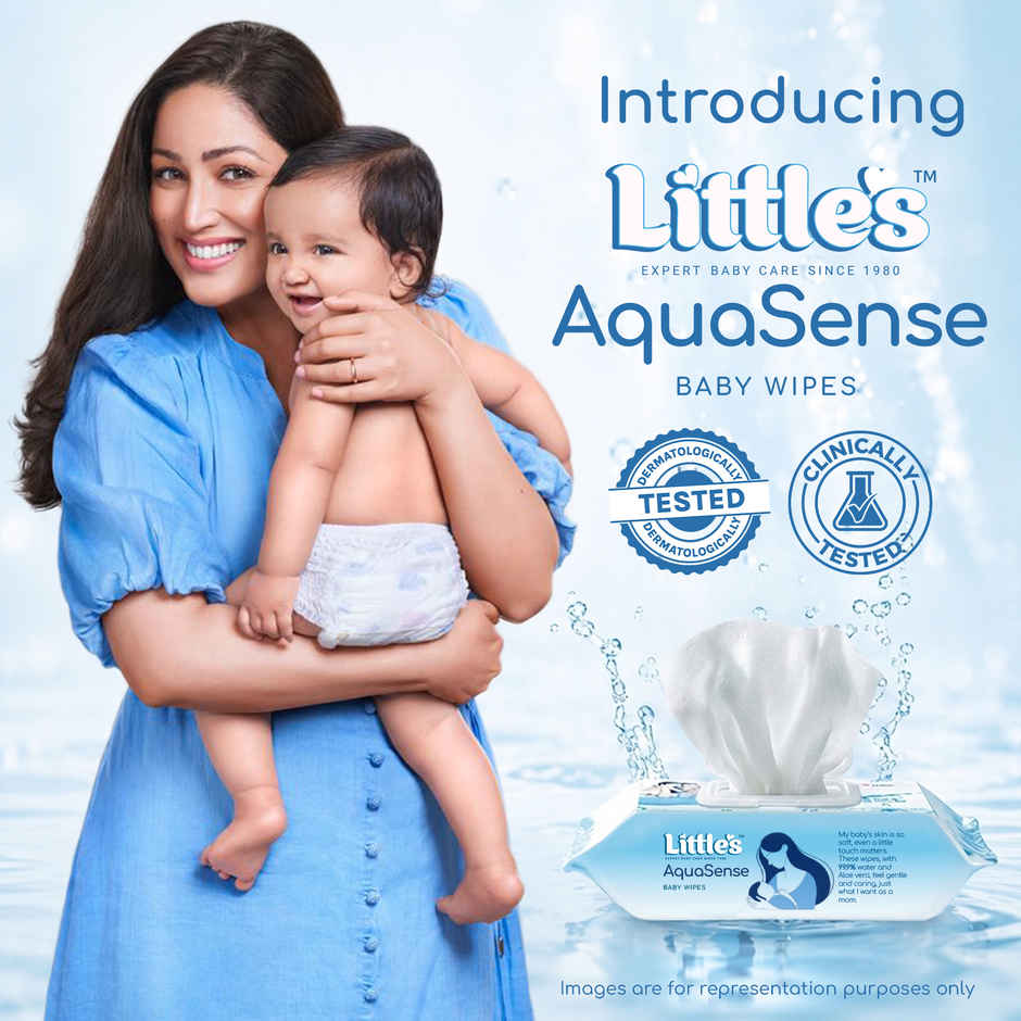 Little's 99.9% Pure Water AquaSense Baby Wipes