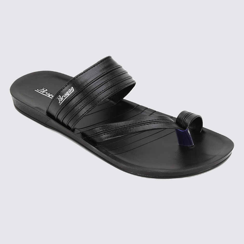 Paragon Men's Black Pu Sandals PUK2234G UK 8