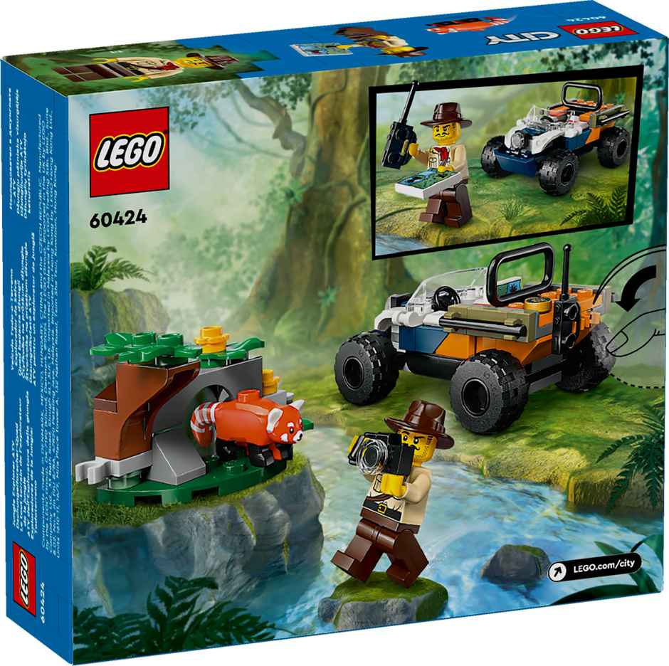Lego City Jungle Explorer ATV Red Panda Mission Set 60424 (92 Pieces)