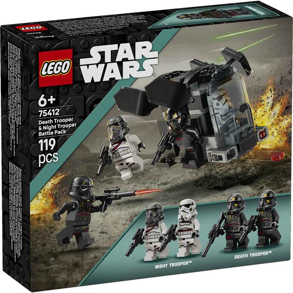 LEGO Star Wars Death Trooper and Night Trooper Battle Pack Building Toy 75412