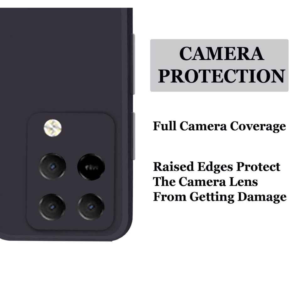 Artistque Case for Infinix Hot 10s Back Cover - Plain Liquid Silicone Cover