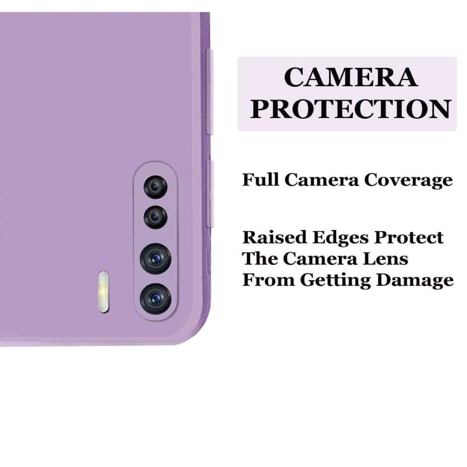 Artistque Case For Oppo F15 Back Cover - Plain Liquid Silicone Cover