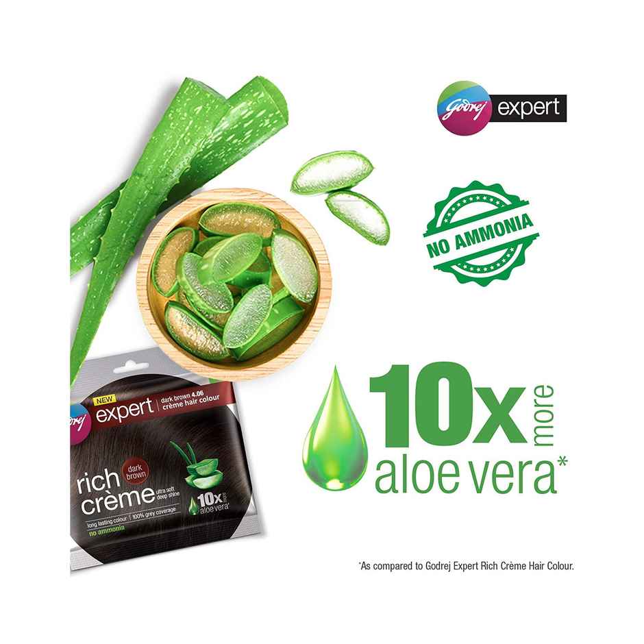 Godrej Expert Creme Hair Colour Dark Brown (Pack of 4)