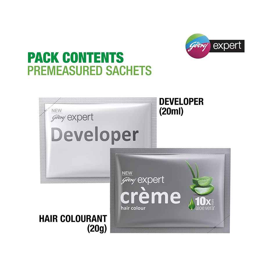 Godrej Expert Creme Hair Colour Dark Brown (Pack of 4)