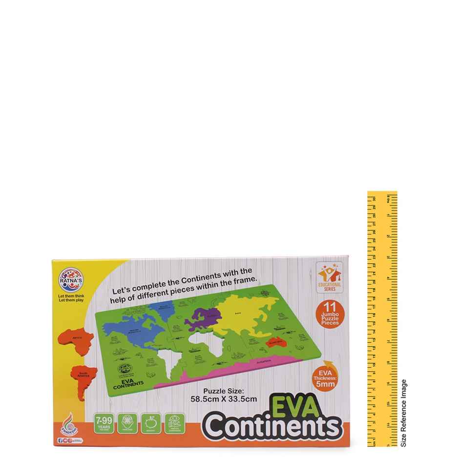 Ratna's Eva Continents Puzzle | Assorted