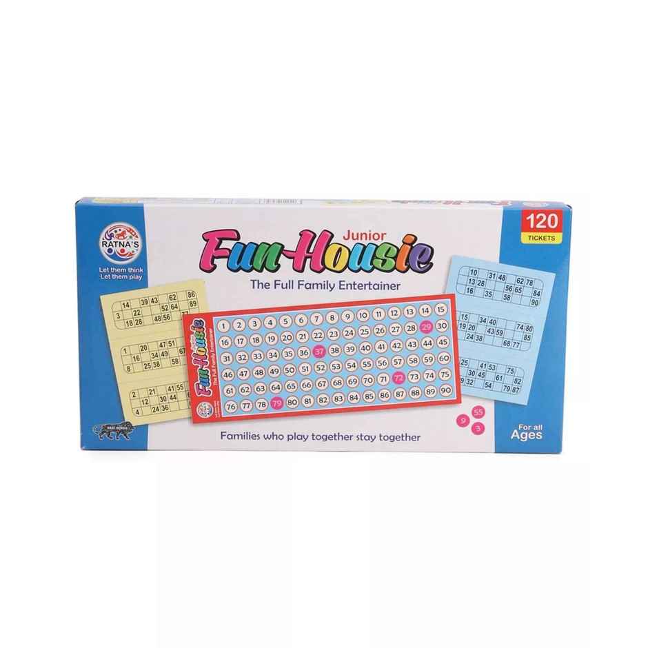 Ratna's Fun Housie Junior| 120 Tickets | Assorted | 5+ years