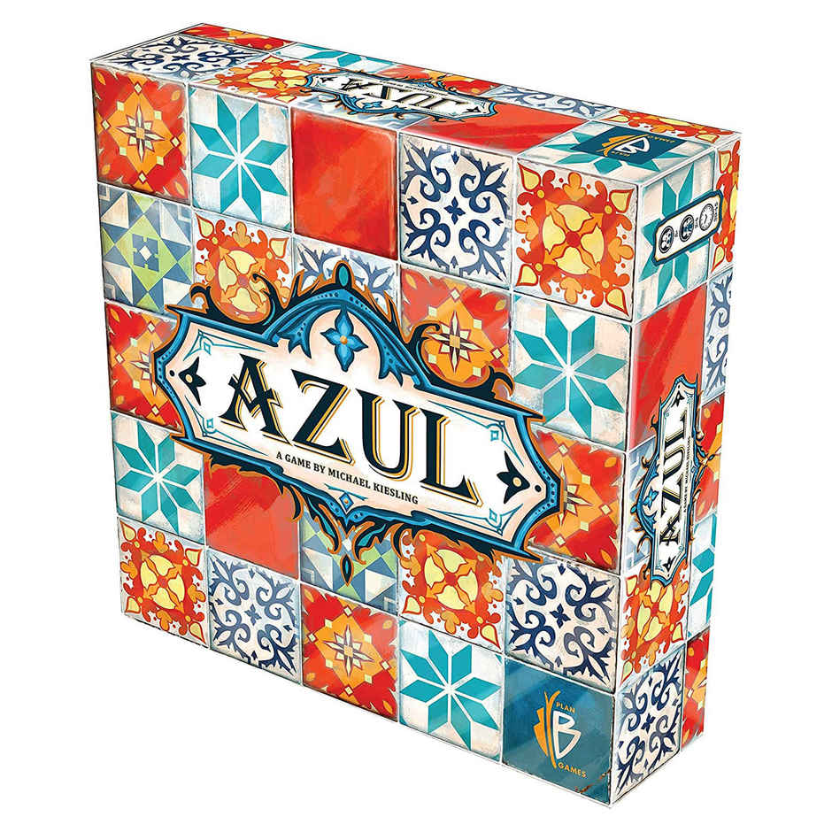 Awestuffs Azul Game Strategy Tile Placement Family Board Games for Adults and Kids 2 to 4 Players