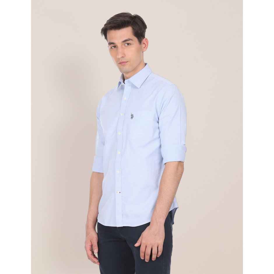 U.S. Polo Assn. | Shirts | M | Pack Of 1 | Light Blue