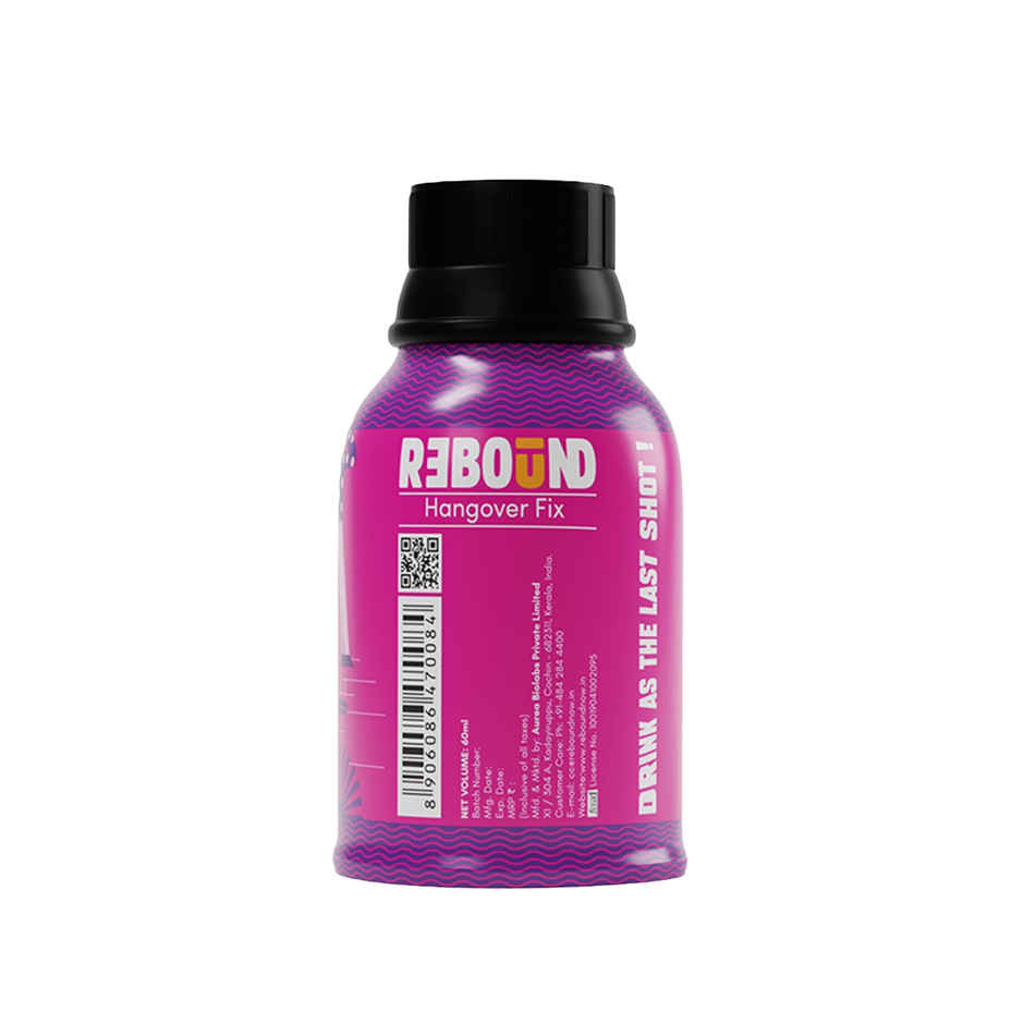 Rebound Lime Hangover Fix Drink(60ml) & Rebound Orange Hangover Fix Drink(60ml) Combo