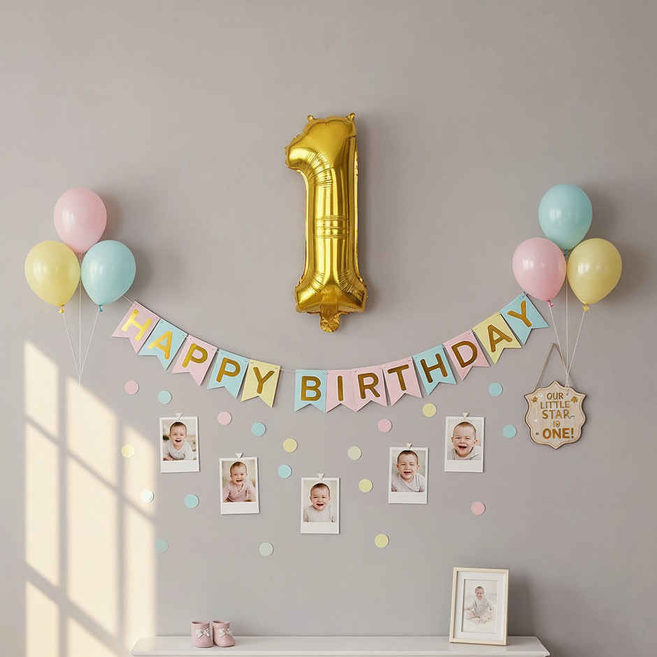 Number 1 Foil Balloon | Birthday Decoration | Party Needs | Propcon