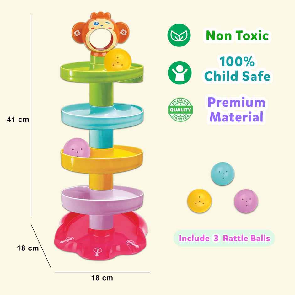 Little Berry Roll Ball Toy For Toddlers - Activity Toys - Lb70