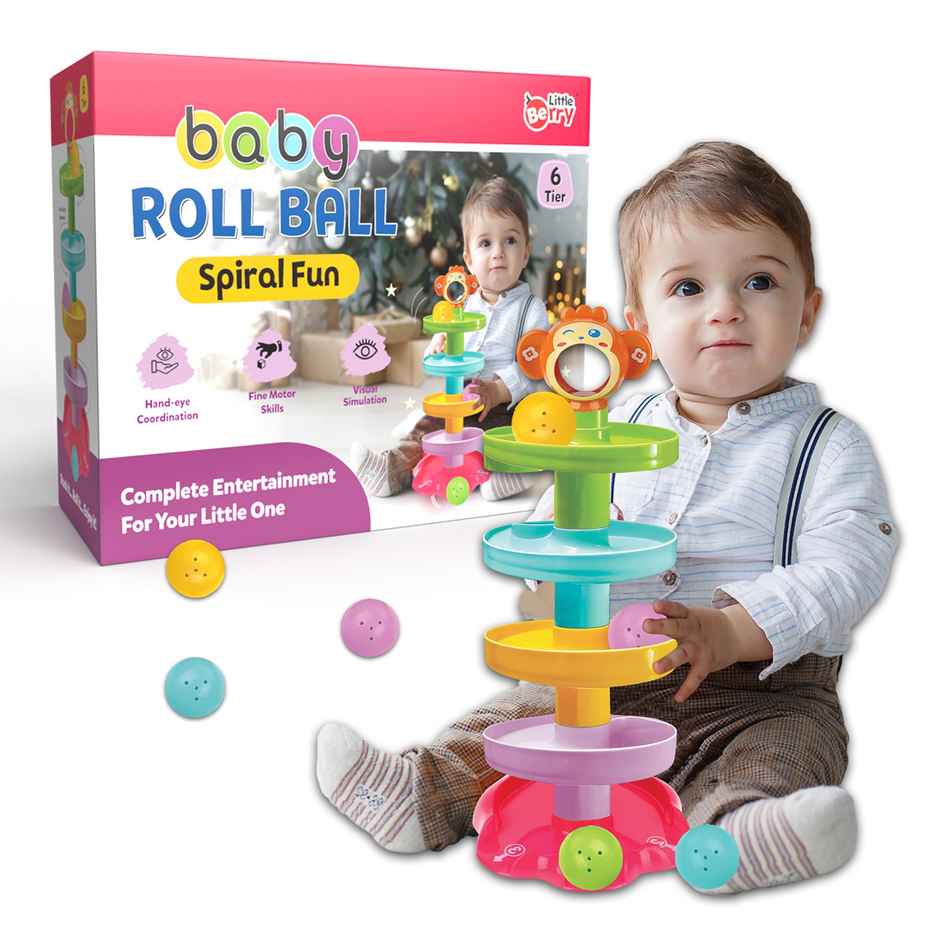 Little Berry Roll Ball Toy For Toddlers - Activity Toys - Lb70