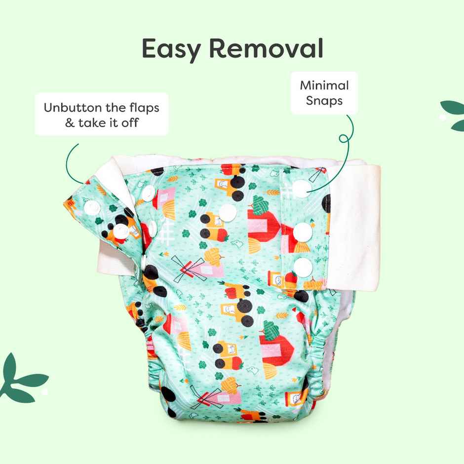 SuperBottoms UNO Pull-up Pant Style Diaper | Cloth Diaper for Babies | 3M-3Y