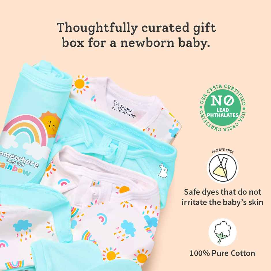 SuperBottoms Newborn Baby Gift Set (0-3Months) | Clothing Gift Set Pack Of 11
