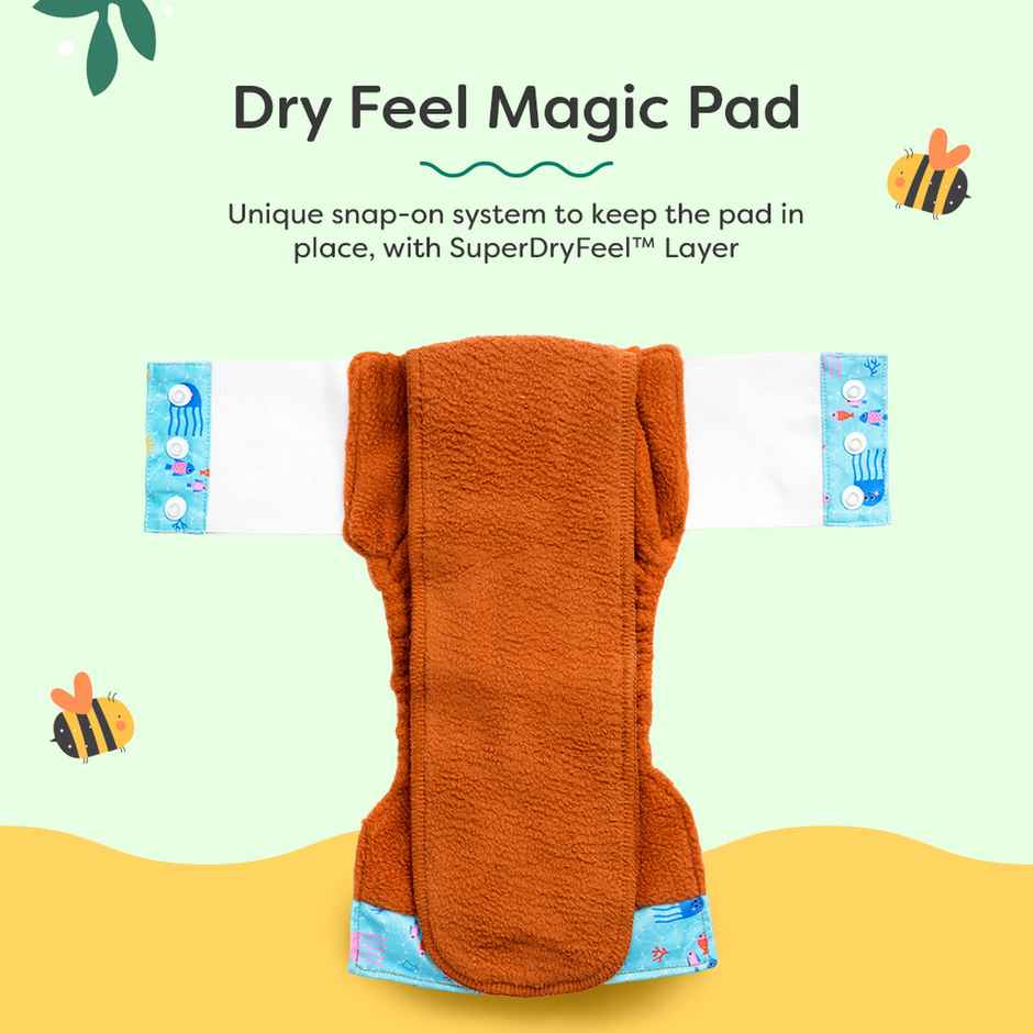SuperBottoms UNO Cloth Diaper Pant | Free Size | 1 pc