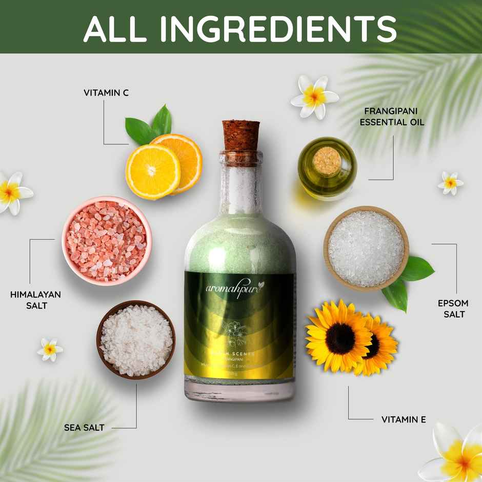 Aromahpure  Natural Bath Salt with Essential Oils - Earth Scents Fragrance