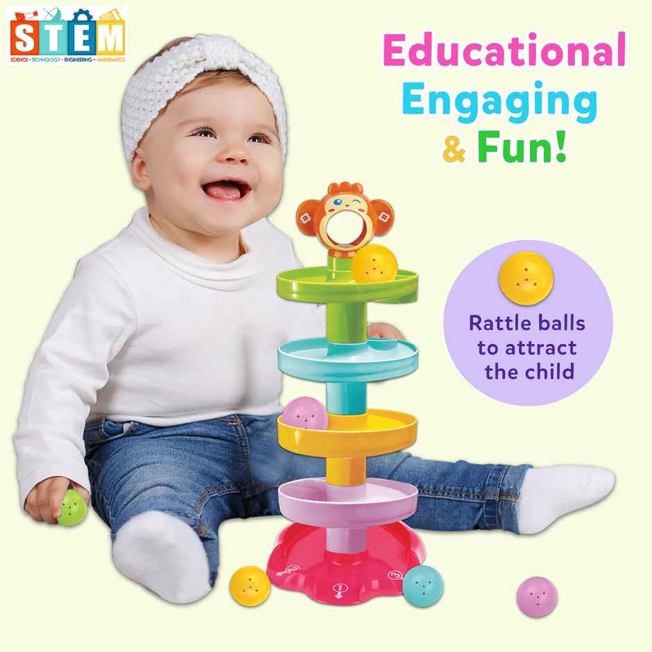 Little Berry Roll Ball Toy For Toddlers - Activity Toys - Lb70