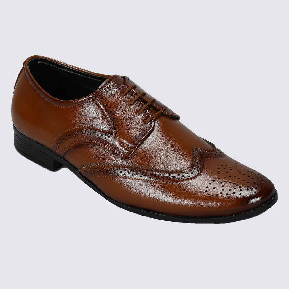 Paragon Men's Tan Pvc Formal Shoes K11242G UK 8