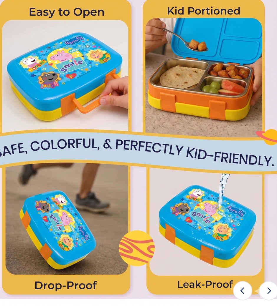 Striders Bentopro Sandwich Box Peppa Pig