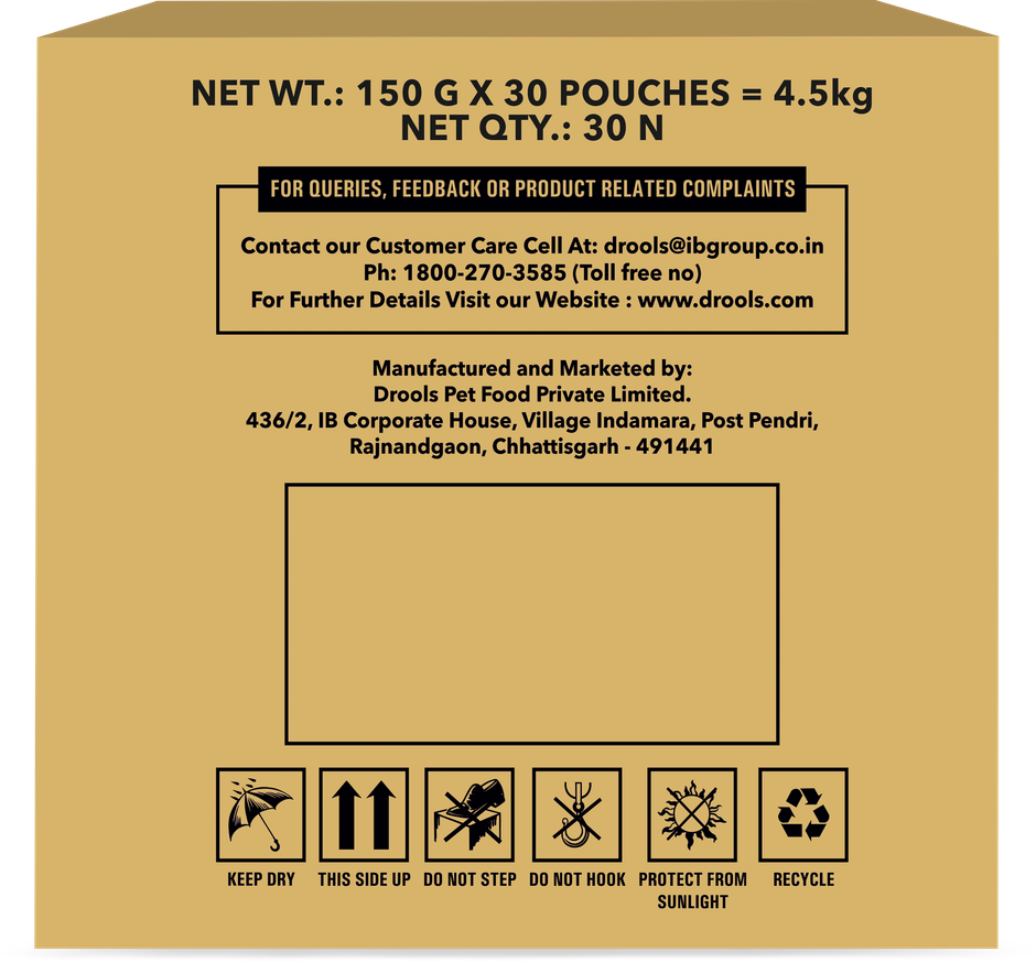 Drools Puppy Real Chicken And Chicken Liver Chunks In Gravy (150 gm x 30)