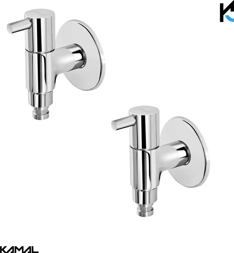 Kamal Washing Machine Tap - Sleek | Set Of 2 Nozzle Cock Faucet