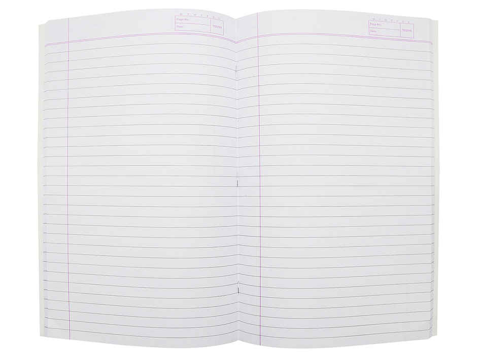 Navneet Youva Brown Soft Bound Single Line 172 Pages Long Book 17cm x 27cm