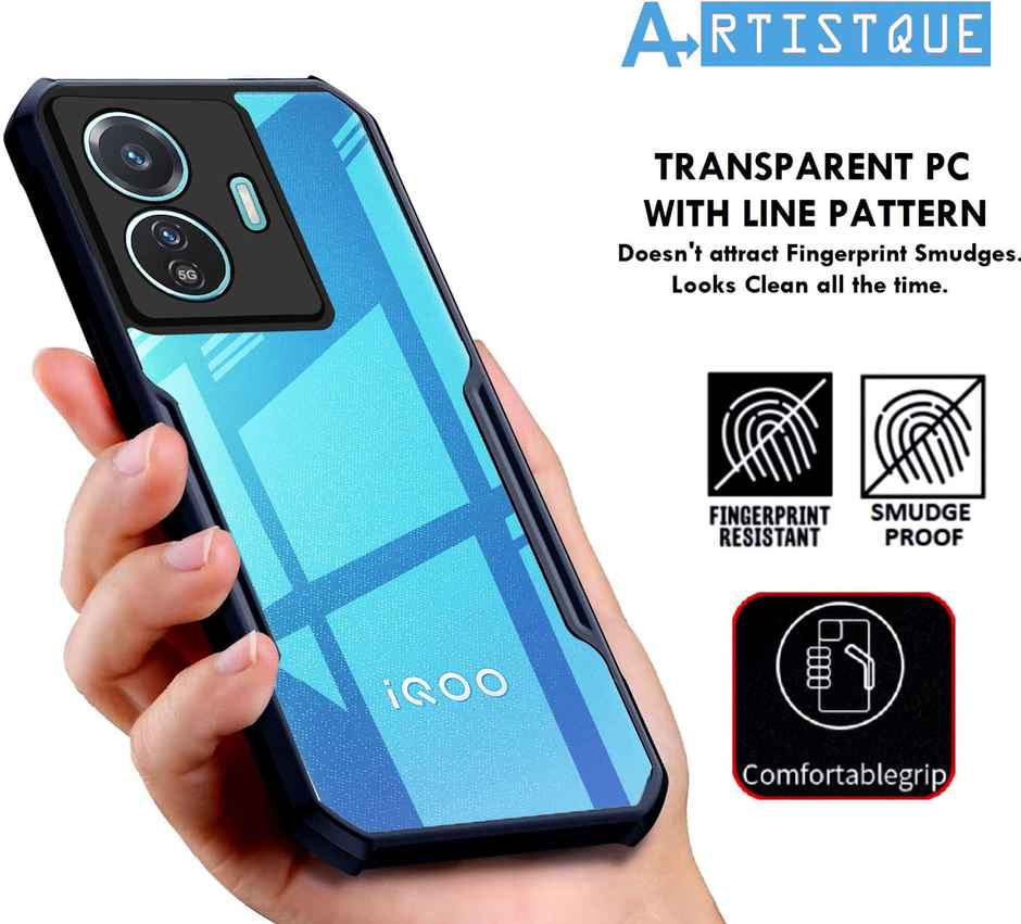 Artistque Case For Iqoo Z6 Lite 5g Back Cover - Transparent Shockproof Tpu Cover