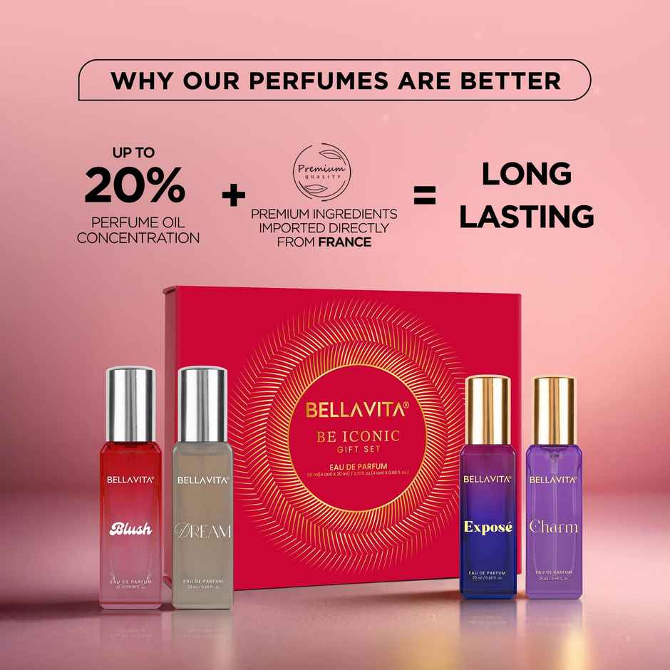 Bella Vita Organic Be Iconic Edp Perfume Gift Set For Women