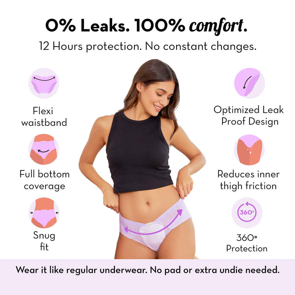 Plush Disposable Period Panty | M-L Combo