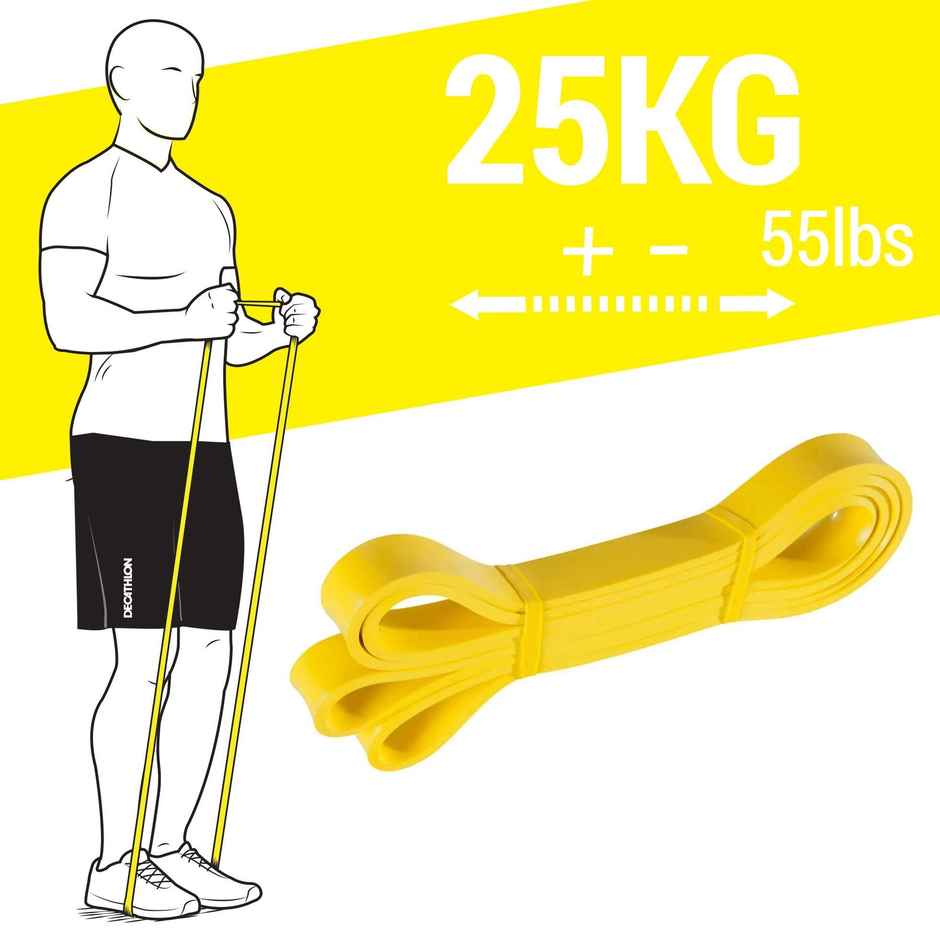 Decathlon | Corength Training Resistance Band 25kg, Yellow