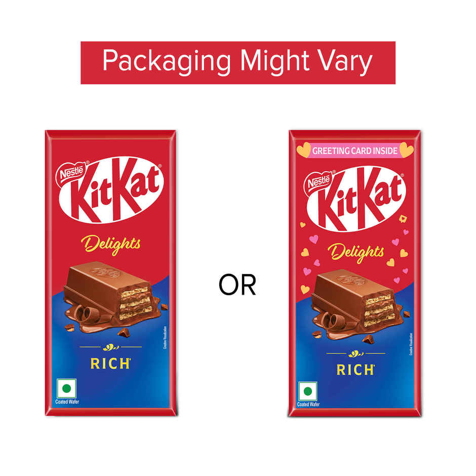 Nestle KitKat Delights Rich Choco Coated Wafer Bar