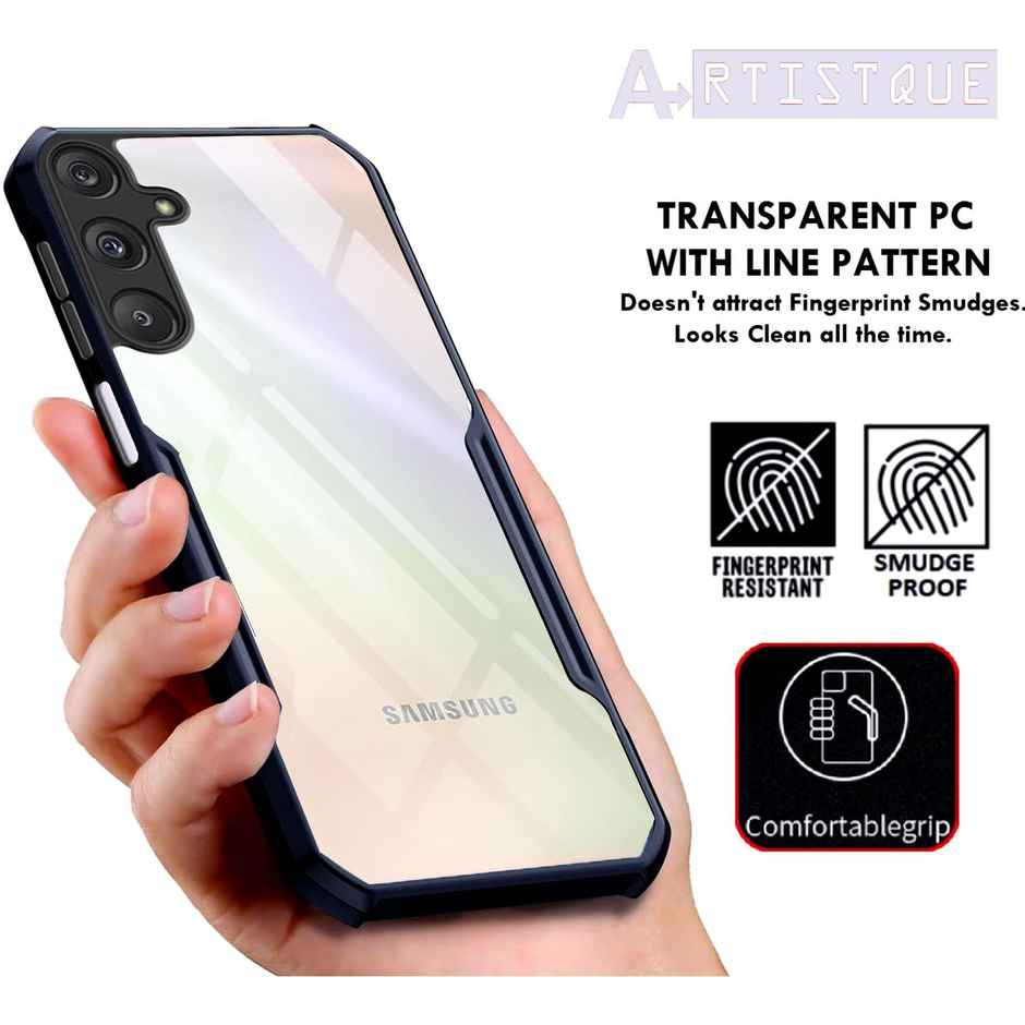 Artistque Case For Samsung Galaxy M34 5g / Samsung Galaxy F34 5g Back Cover - Transparent