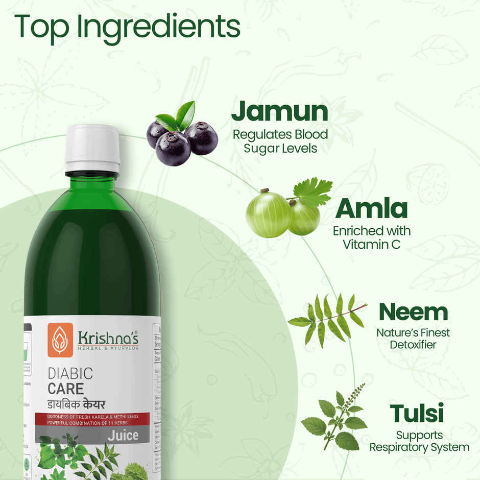 Krishna Herbal and Ayurveda Diabic Care Juice