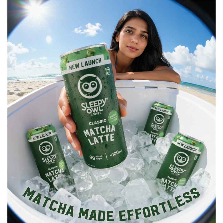 Sleepy Owl Classic Matcha Latte Can | Ready to Drink Authentic Japanese Matcha Tea