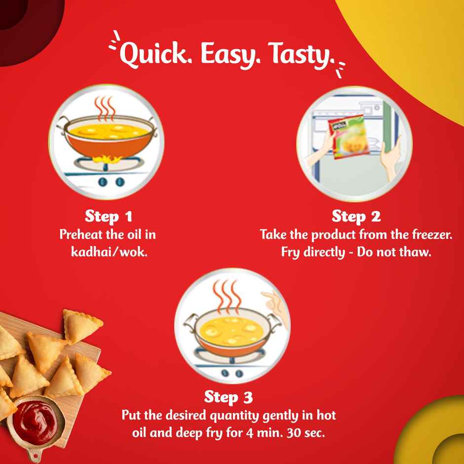 McCain Cheese Corn Mini Samosa | Crispy Snack