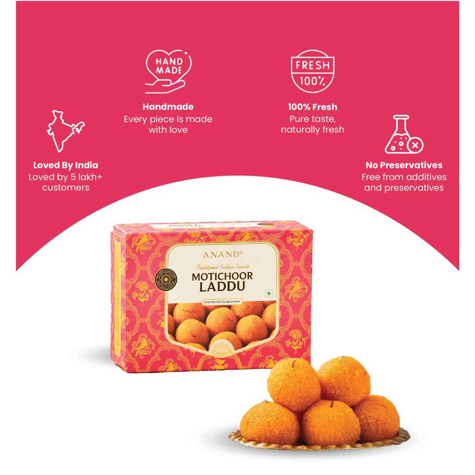 Ghee Motichoor Laddu by Anand